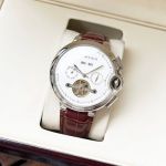 Cartier 316L Steel 44*12MM Business Leisure Men's Wrist Watch
